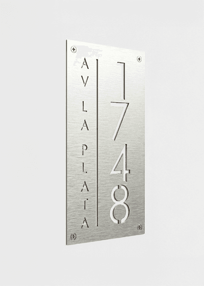 Placa simple 30x15 - imagen 1