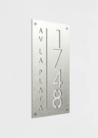 Placa simple 30x15 - imagen 1