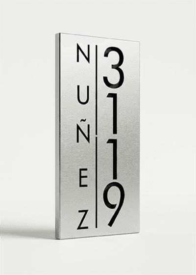 Placa Simple Premium 50x25 - imagen 1