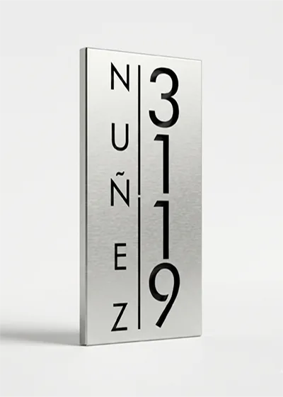 Placa Simple Premium 50x25 - imagen 1
