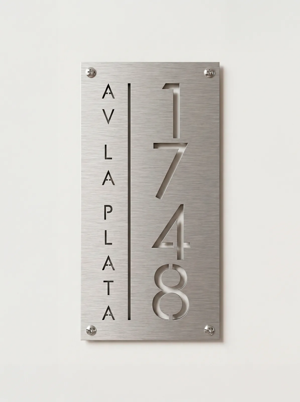 Placa simple 40x20 - imagen 1